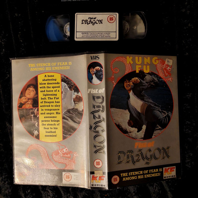 The Fist of Dragon vhs import