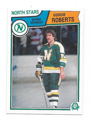 1983-84 OPC #180 Gordie Roberts Minnesota North Stars