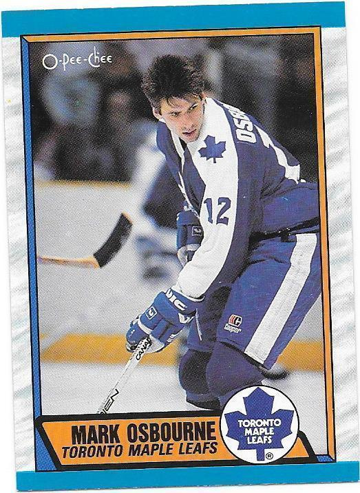 1989-90 OPC #274 Mark Osborne Toronto Maple Leafs