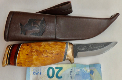 VANHA Puukko Iisakki Järvenpää Erikoinen UPEA