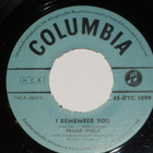 7" FRANK IFIELD - I Remember You  single 1962 rockabilly EX- - pikkukuva 1