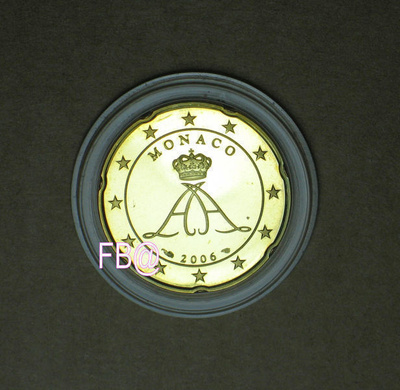 2006 MONACO : 20c Uudenmallinen, proof sarjasta