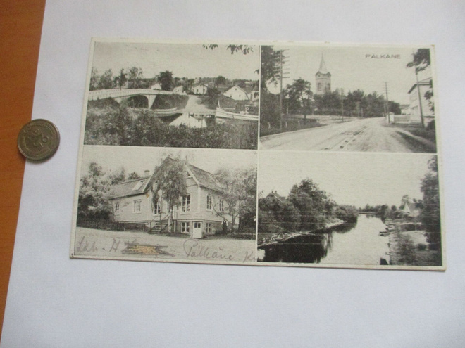 Pälkäne - 1943 iso vihreä kenttäpostimerkki