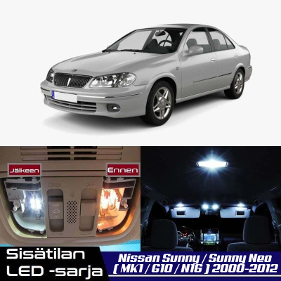 Nissan Sunny Neo (G10/N16) Sisätilan LED-sarja 6