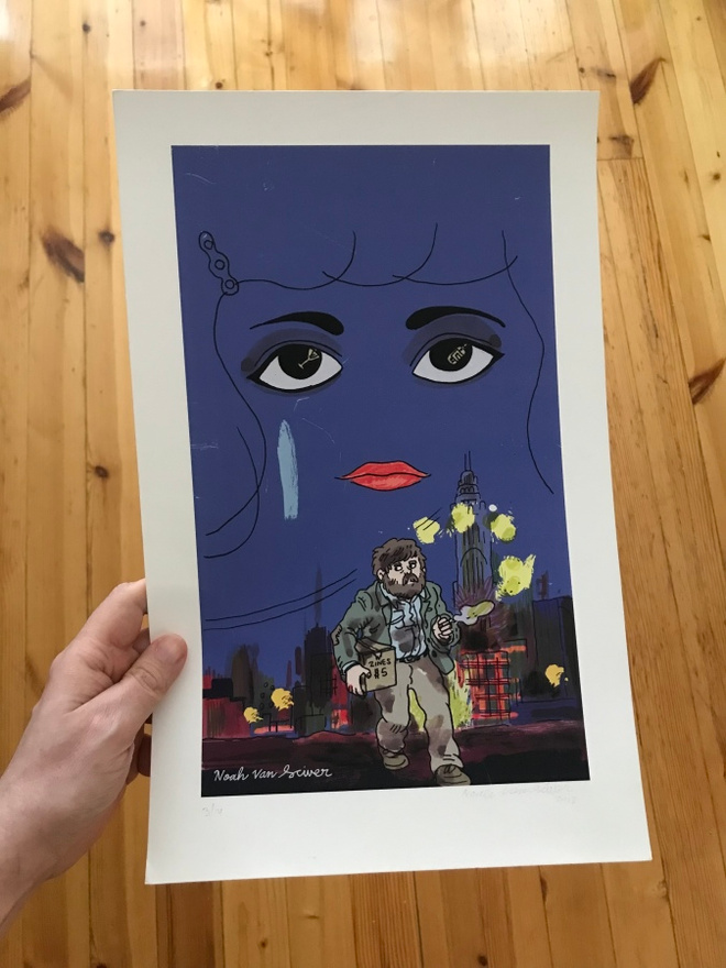 Noah van Sciver: signeerattu printti