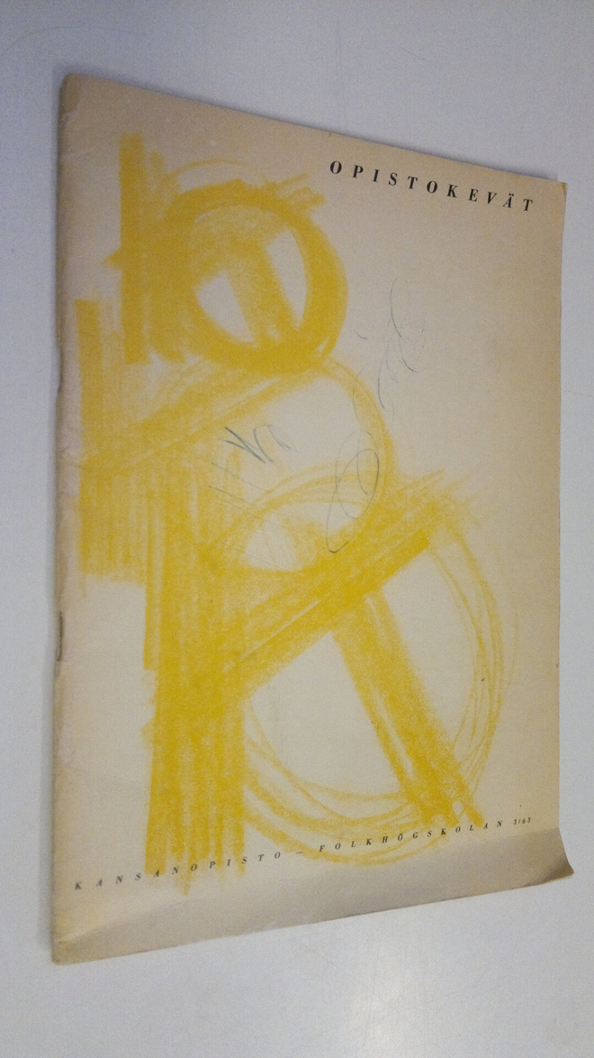 Opistokevät : Kansanopisto = Folkhögskolan 3/63