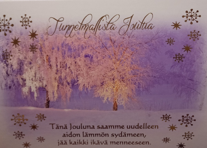 NO 8 - TÄNÄ JOULUNA SAAMME ..