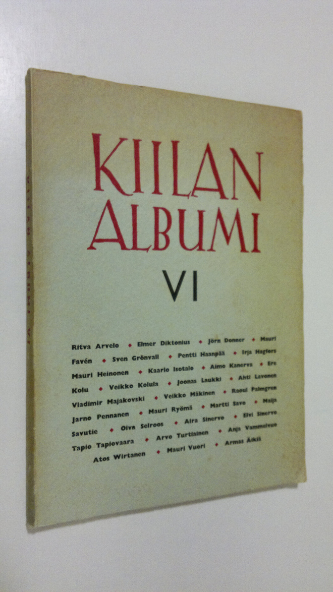 Kiilan albumi VI : Kirjailija- ja taitelijaryhmä Kiilan a...