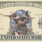 USA 1 MILJ. DOLLARS UNITED STATES MARINES (K16-S32) - pikkukuva 1