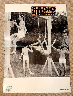 Radiopuhelimet-juliste 1990-luvun alusta