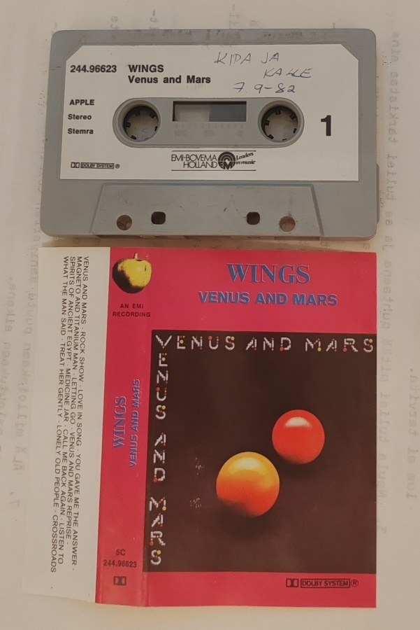 Wings Venus And Mars c-kasetti