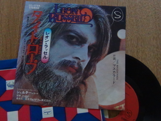 Leon Russell Tight Rope 7 45 Japani 1972