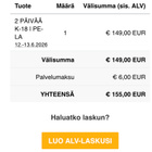 Kesärauha 2 pv lippu PE+LA - pikkukuva 2