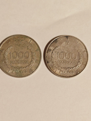 1000 markkaa