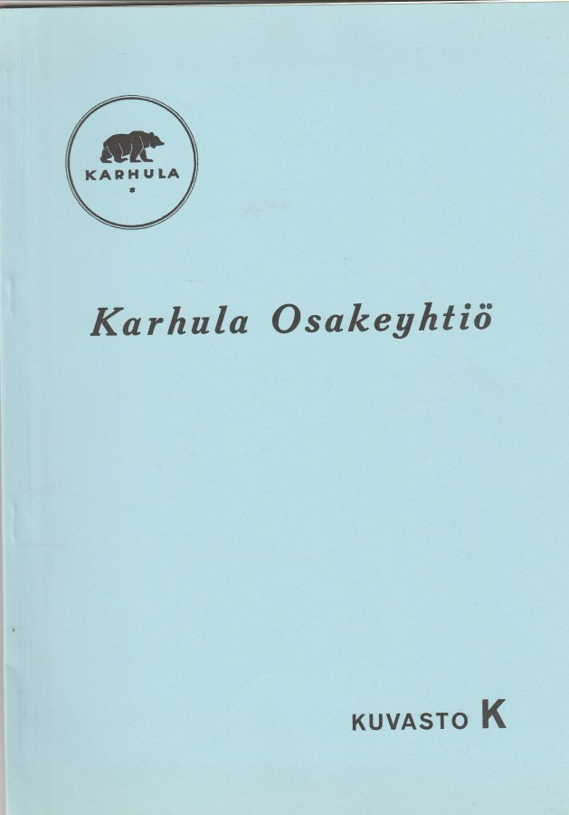 Karhula Osakeyhtiö, Kristallivalmisteiden kuvasto 1933