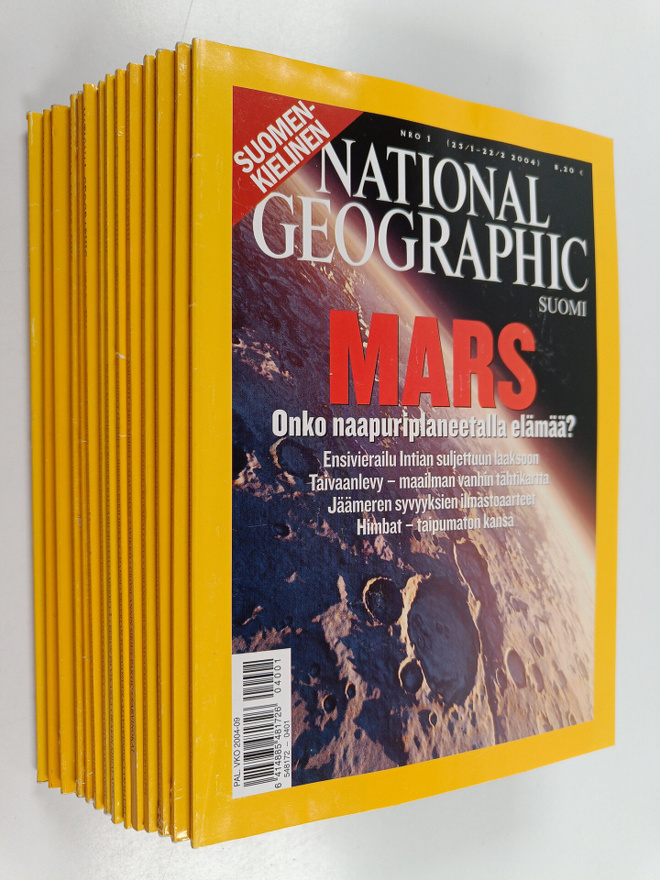 National Geographic Suomi vuosikerta 2004 (1-14)