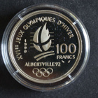 Olympia Ranska 1992 100 Francs Ag - pikkukuva 2