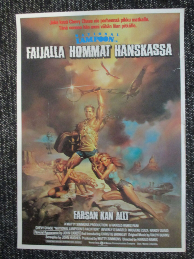 Faijalla hommat hanskassa (1983) - vanha elokuvajuliste
