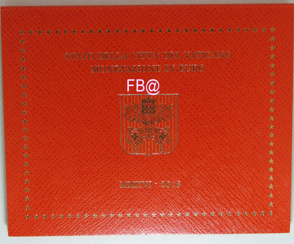 2016 VATIKAANI 1c- 2€ BU sarja, Virallinen