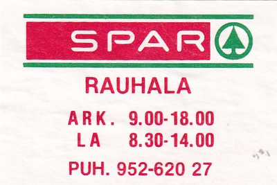 RAUHALA,  SPAR     5/9
