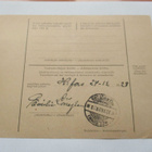 1928 Käsimitätöinti osoitekortilla Reposaaresta - pikkukuva 3