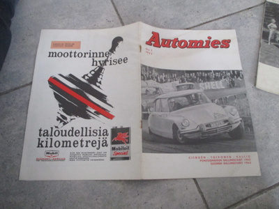 AUTOMIES 3 / 1962 ( juttu pauli toivosesta ) !