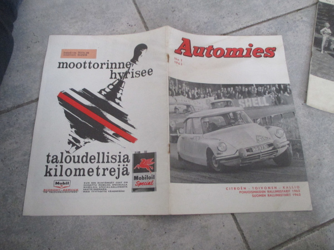 AUTOMIES 3 / 1962 ( juttu pauli toivosesta ) !