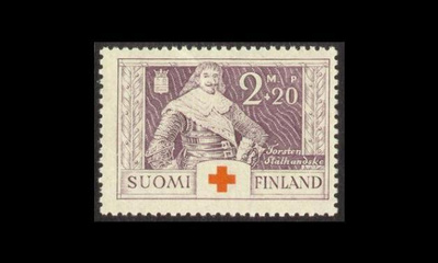 185 ** Punainen Risti 2mk+20p (1934)