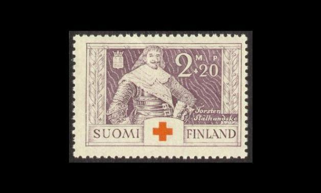 185 ** Punainen Risti 2mk+20p (1934)