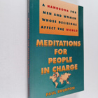 Paul Brunton ym. : Meditations for People in Charge : A H... - pikkukuva 1