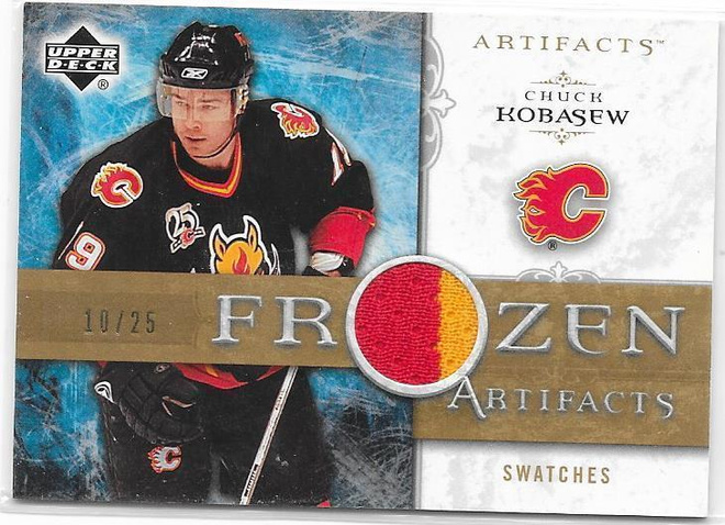 2006-07 UD Frozen Artifacts #FA-CK Chuck Kobasew Flames /25