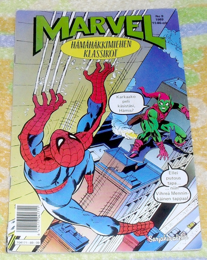 MARVEL 9 / 1989 - Hämähäkkimiehen Klassikot