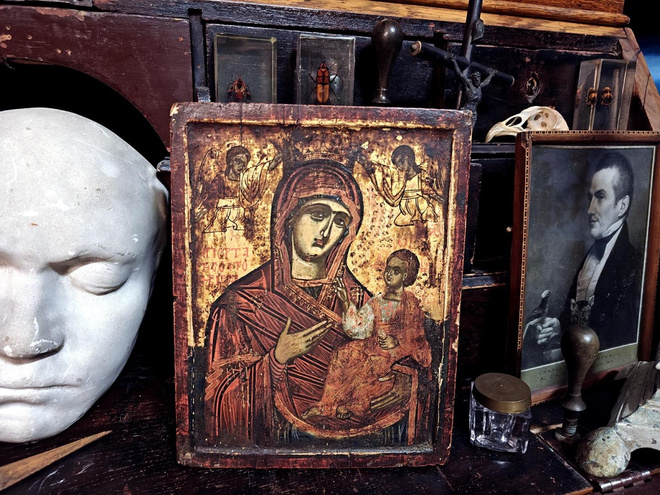 Upea ”Panagia Portaitissa” ikoni, 1800-l.