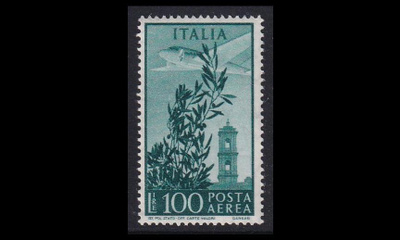 Italia 943 ** Lentoposti (1955)
