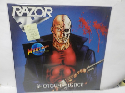 RAZOR - SHOTGUN JUSTICE M-/M- REISSUE LP