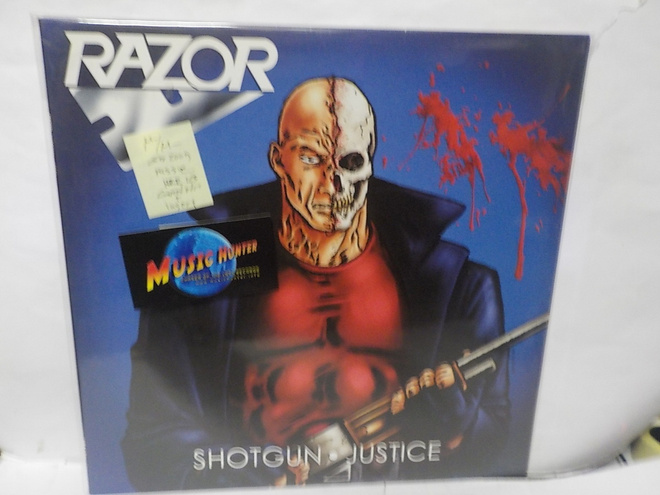 RAZOR - SHOTGUN JUSTICE M-/M- REISSUE LP