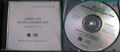 Green Day: Walking contradiction - Cds   (Harvinainen promo)