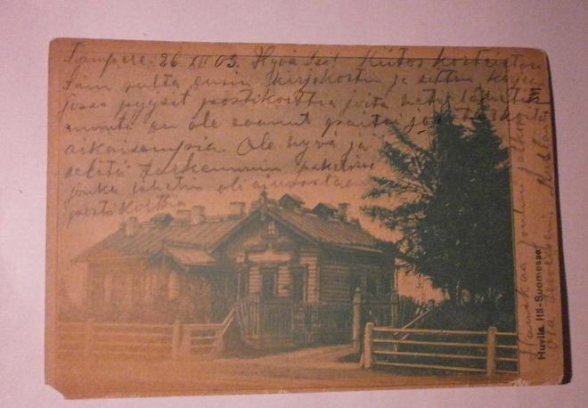 Huvila Itä-Suomessa, vanha mv pk, p. 1903