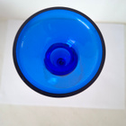 Marjut Kumela koboltinsininen/kirkas kynttilänjalka - pikkukuva 3