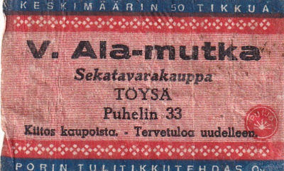 Töysä, V. Alamutka  .  s60