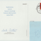 Julia Vuori: Postimerkkikeskuksen joulukortti v. 2008 (R) - pikkukuva 2