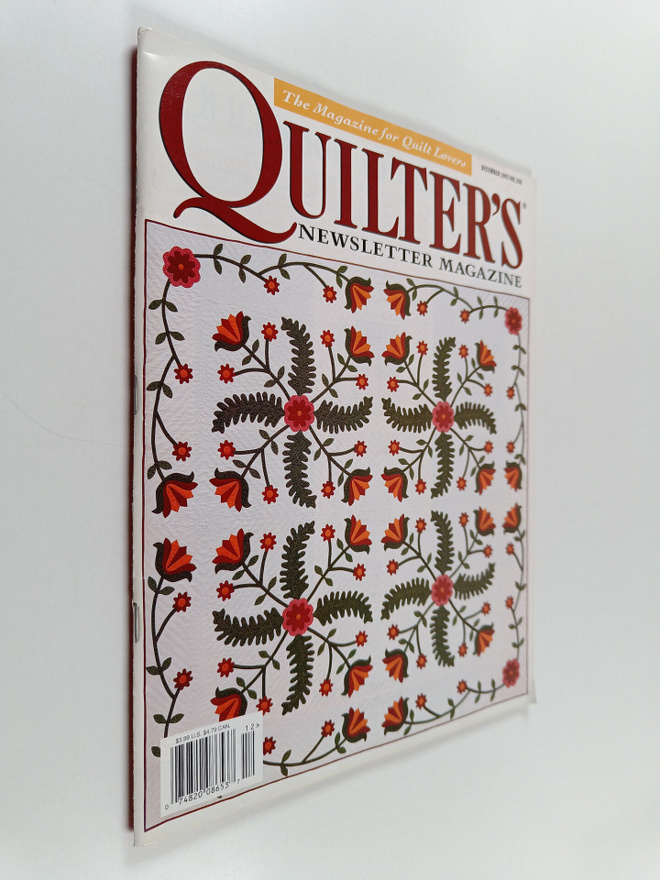 Quilter's newsletter magazine 12/1997