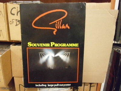 GILLAN - SOUVENIR PROGRAMME KIERTUEKIRJA + POSTERI