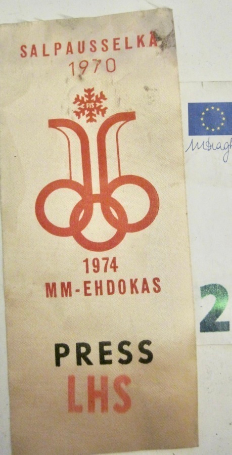 VANHA Virallinen Nauha Lehdistö Hiihto Salpausselkä 1970