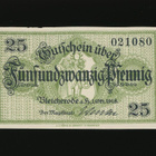 Saksa Notgeld 25 Pfennig, Bleicherode 1.10.1918 - pikkukuva 1