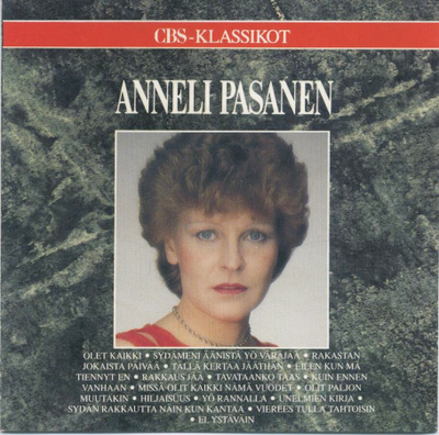 ANNELI PASANEN: CBS-Klassikot – CD 1989 - 16 biisin kokoelma