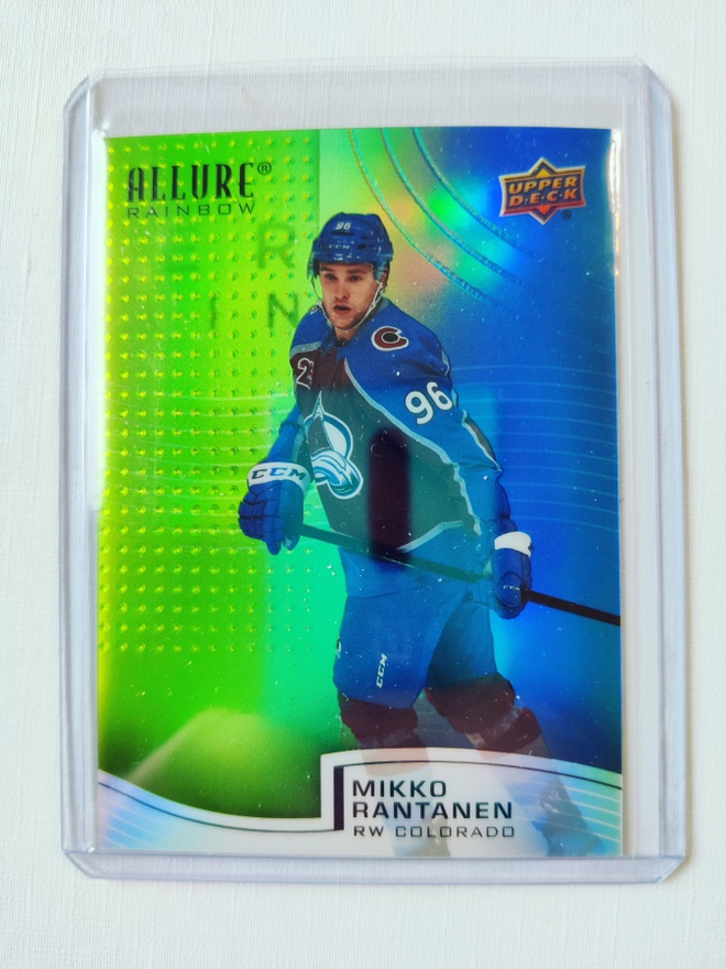 Mikko Rantanen - 21-22 UD Allure Rainbow Green/Blue /299