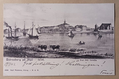 Pori 1840-luvulla, mv pk, p. 1903 Ruotsiin