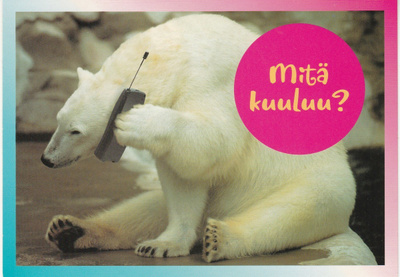 Postikortti, JÄÄKARHU puhelimessa