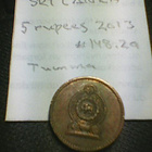 Sri Lanka 5 rupees 2013, km#148.2a - pikkukuva 2
